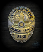 Load image into Gallery viewer, Adam-12 Replica 3 Badge Set - Officer Peter Malloy #744, Officer Jim Reed #2430 and Sergeant Joe Friday