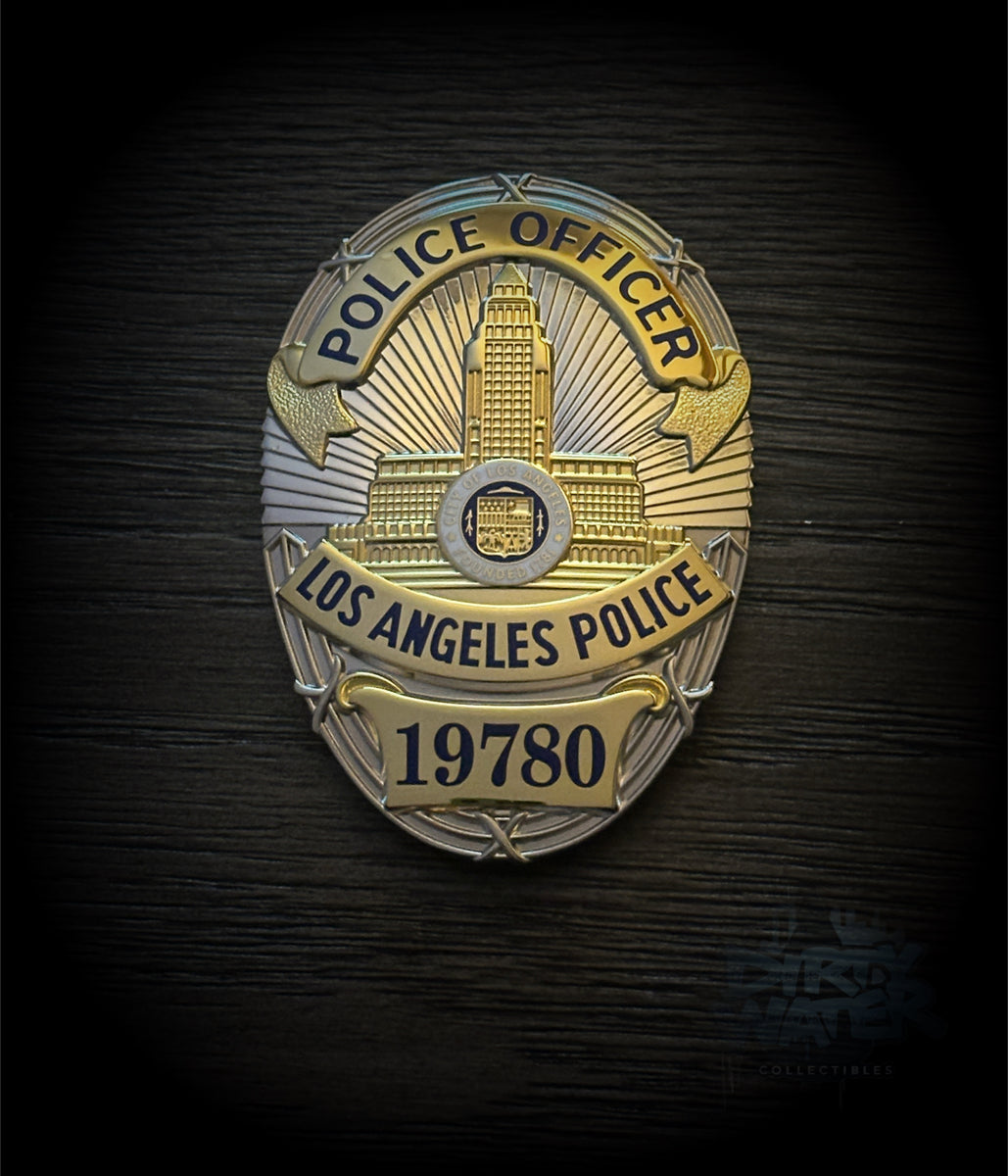 Replica LAPD Police Officer Badge – Dirty Water Collectibles