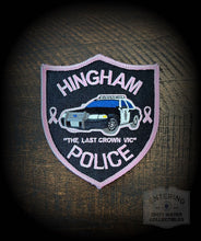 Load image into Gallery viewer, Lt. Dearth HPD Last Crown Vic Patch Breast Cancer Awareness