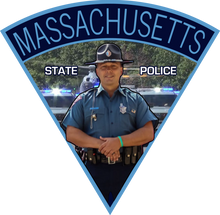 Load image into Gallery viewer, Massachusetts State Police Thank You Dustin Patch