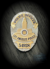 Load image into Gallery viewer, End of Watch (2009) Replica LAPD badge - Officer Brian Taylor and Officer Mike Zavala (Jake Gyllenhaal and Michael Pena) set!
