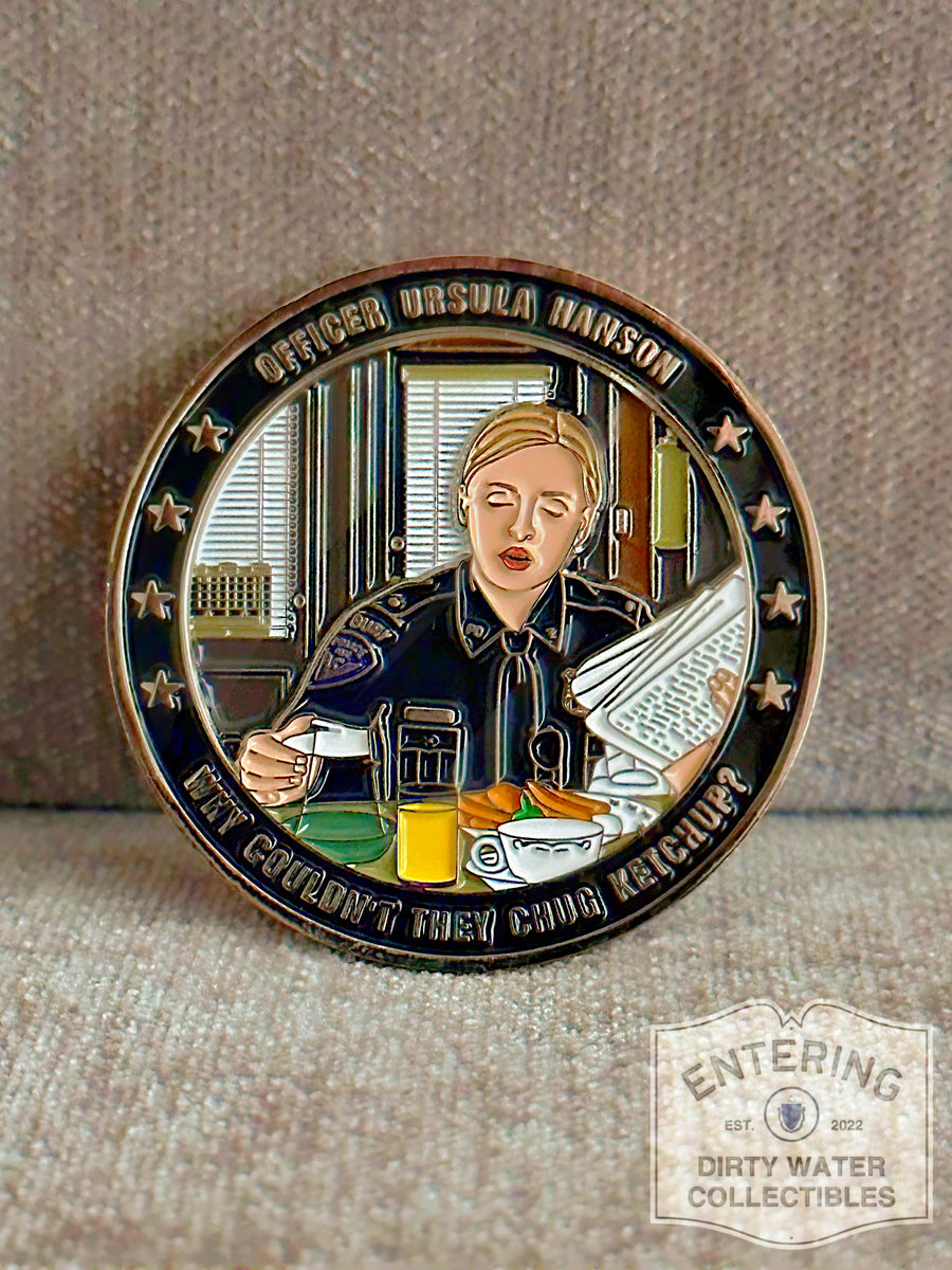 Spurbury Police Department Ursula Challenge Coin Dirty Water Collectibles