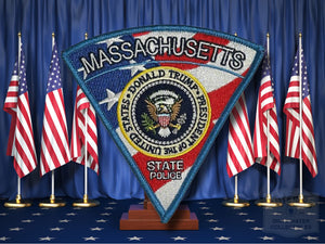 Massachusetts State Police President Donald Trump Patch