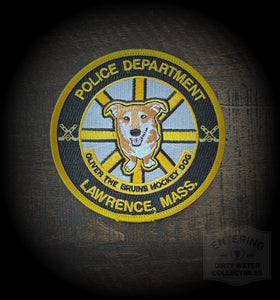 Oliver the Bruins Hockey Dog - Lawrence MA PD - Go Bs!