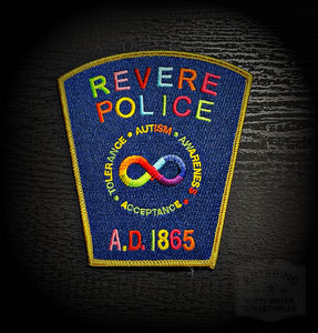 Revere Police Department MA Autism Acceptance Embroidered Patch