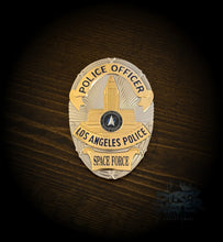 Load image into Gallery viewer, LAPD Style Military Commemorative Badge Space Force
