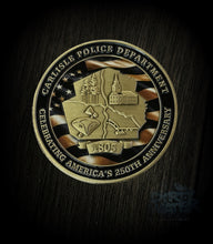 Load image into Gallery viewer, Carlisle PD 250th USA Challenge Coin

