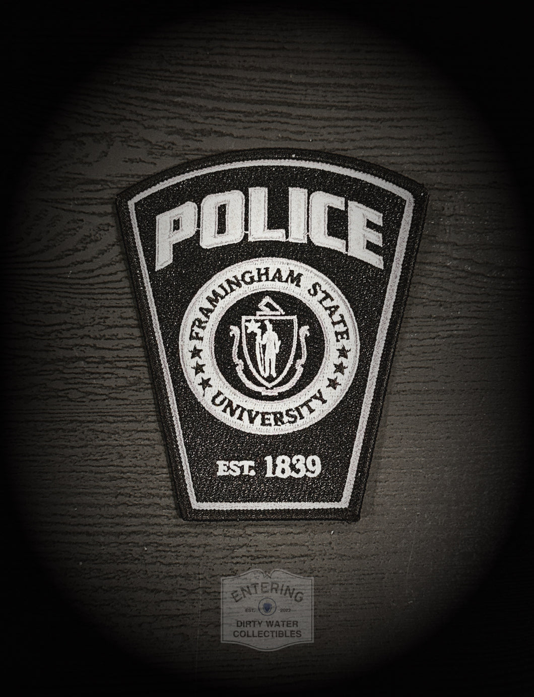 Framingham MA State University PD Subdued Patch Embroidered