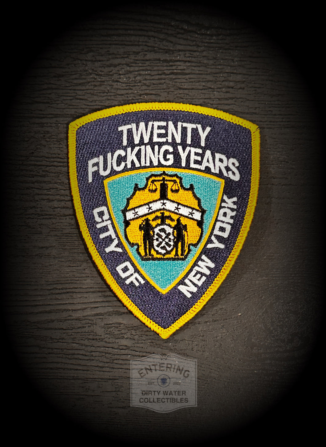 NYPD 20 Years Patch – Dirty Water Collectibles