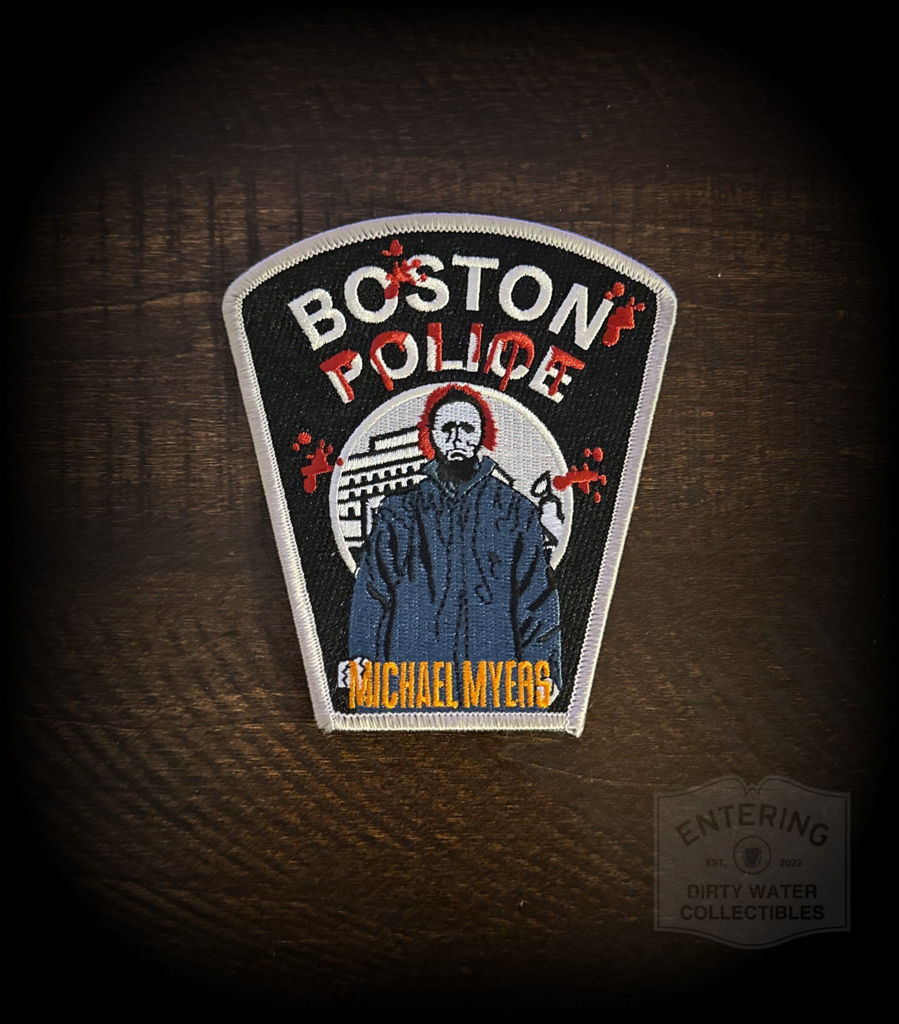 Michael Myers Boston Police Horror Patch – Dirty Water Collectibles