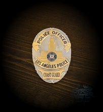 Load image into Gallery viewer, LAPD Style Military Commemorative Badge Coast Guard
