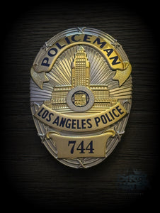 Adam-12 Replica Badge - Officer Peter Malloy #744