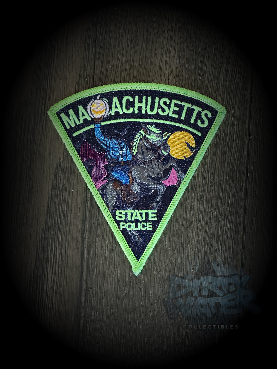 Headless Horseman Mass State Police Halloween Patch