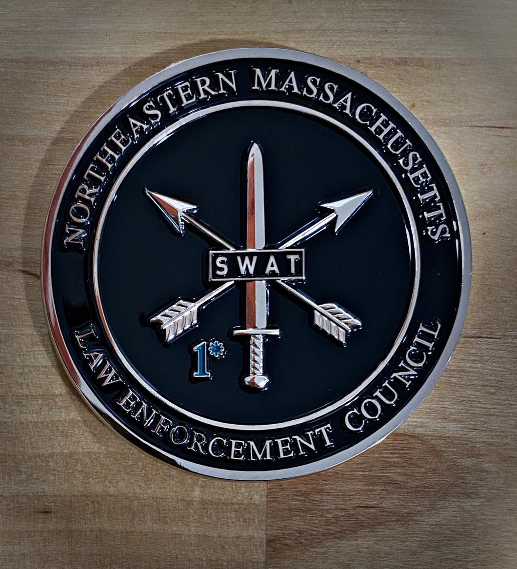 NEMLEC inspired SWAT coin