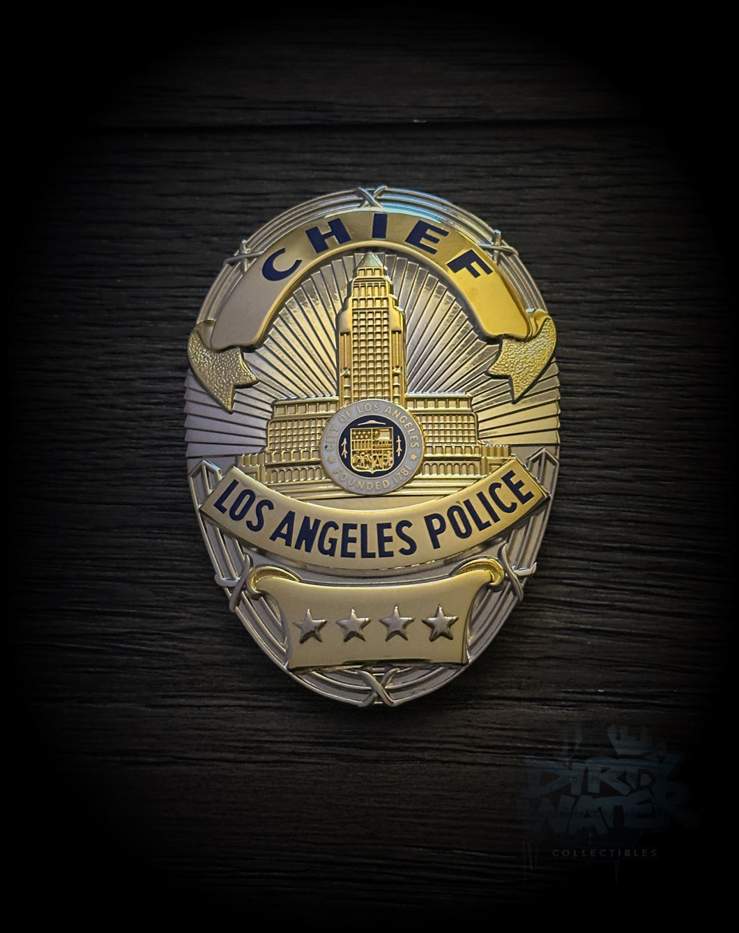 Replica LAPD Chief Badge