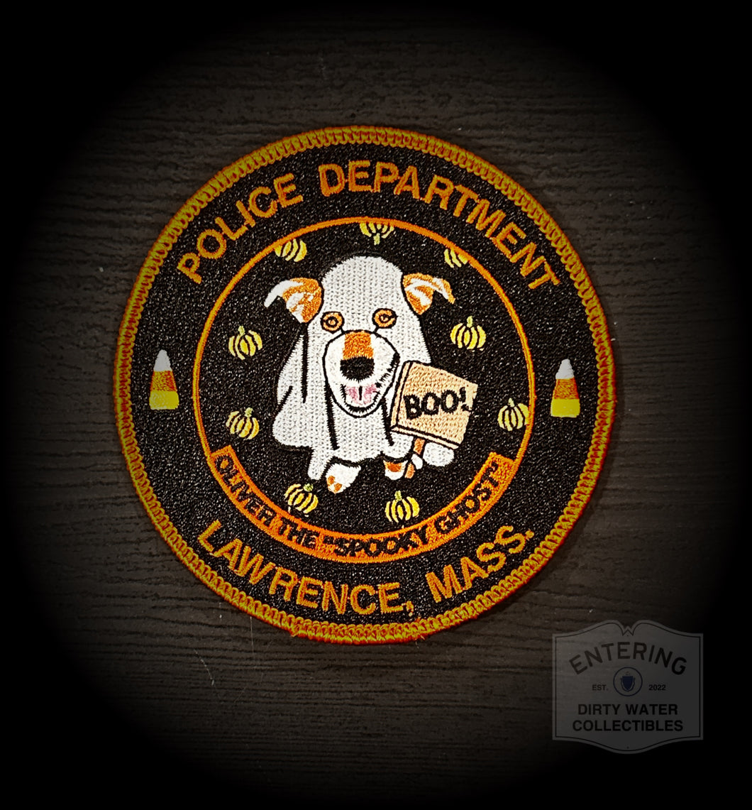 Oliver the Spooky Dog - Lawrence MA PD - Halloween