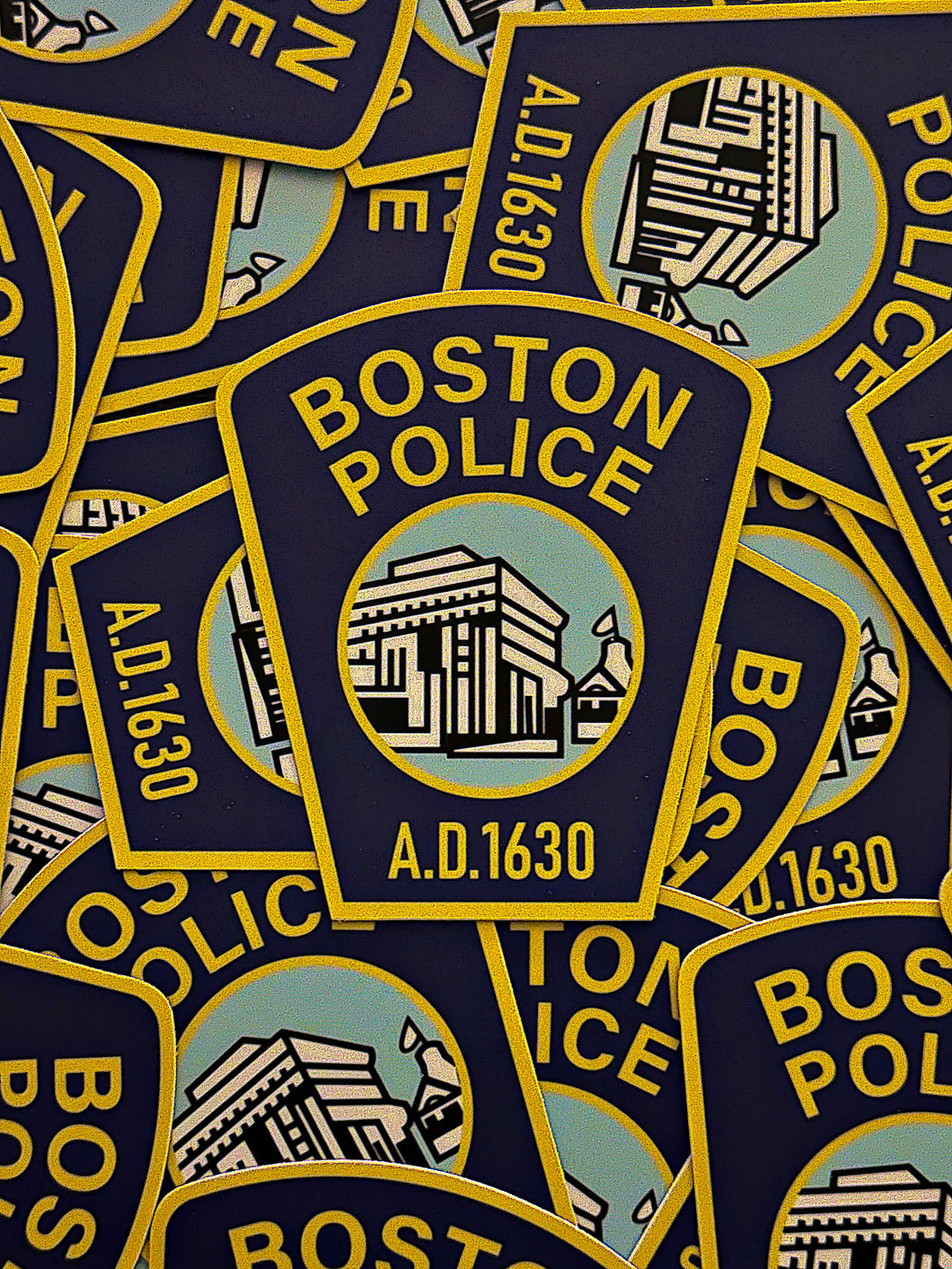 Boston Police Patch Decal