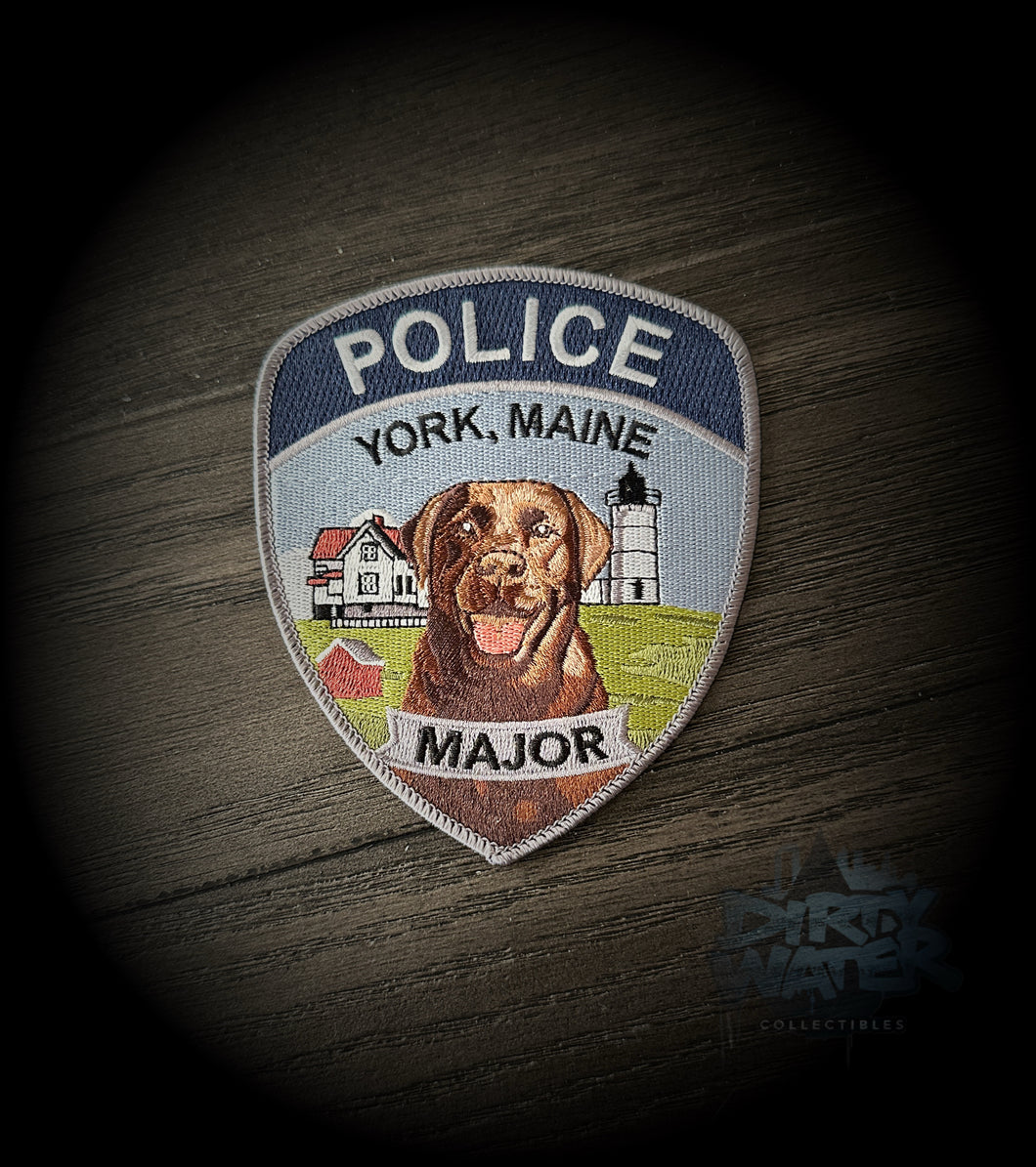 NEW! K9 Major York Maine PD patch!