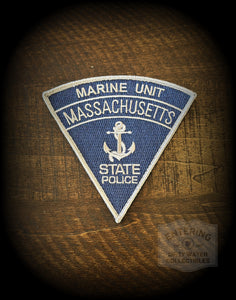 Massachusetts State Police Marine Unit Fully Embroidered