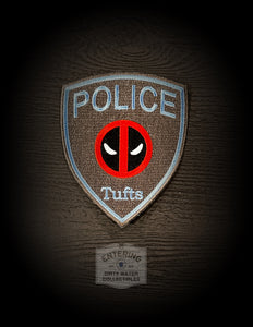 Tufts University MA PD Deadpool Cosplay patch