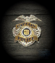 Load image into Gallery viewer, Replica LAPD Captain Cap Badge
