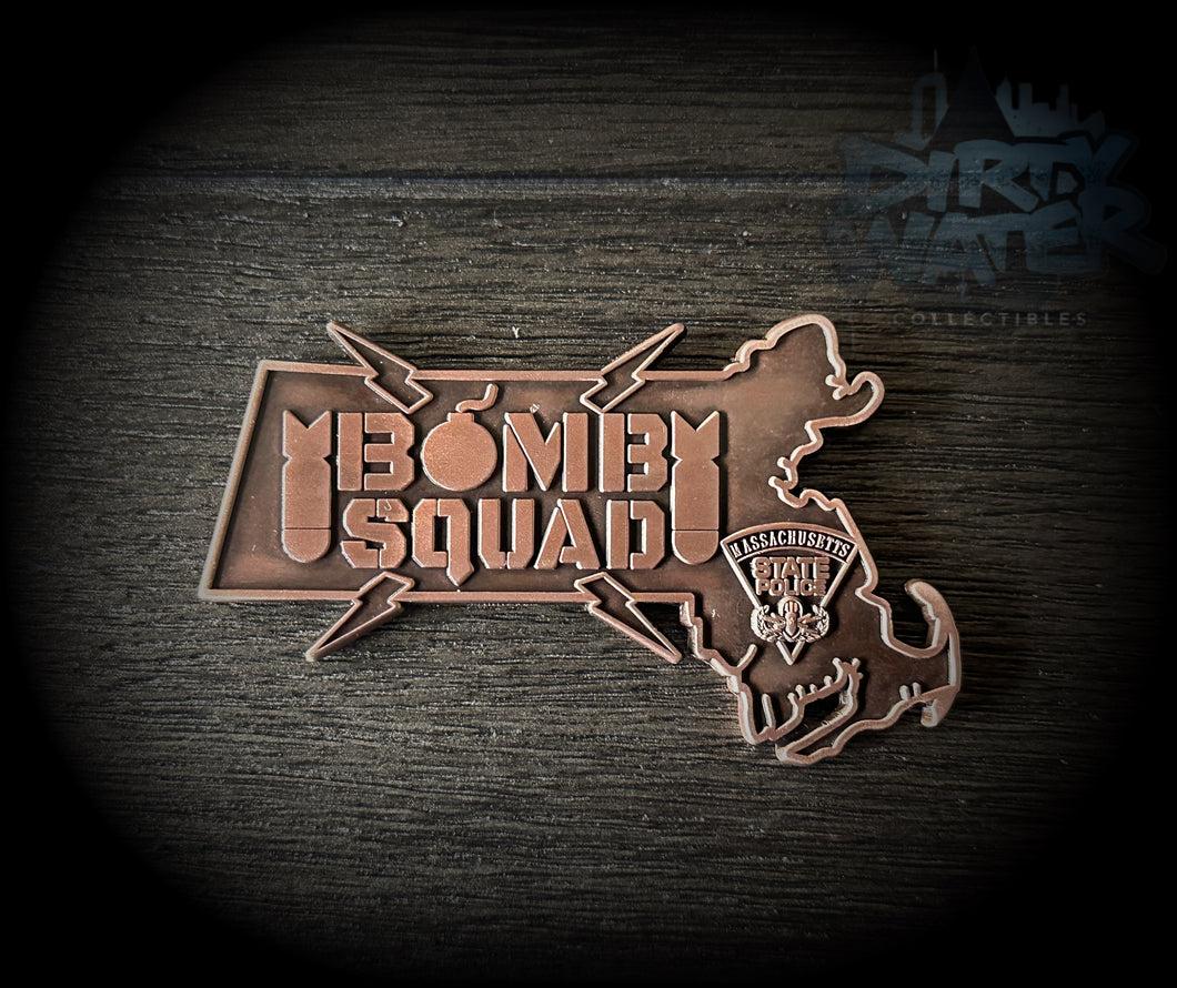 Mass State Police Bomb Squad Coin