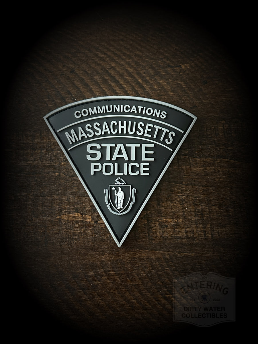 Massachusetts State Police Communications Patch PVC – Dirty Water ...