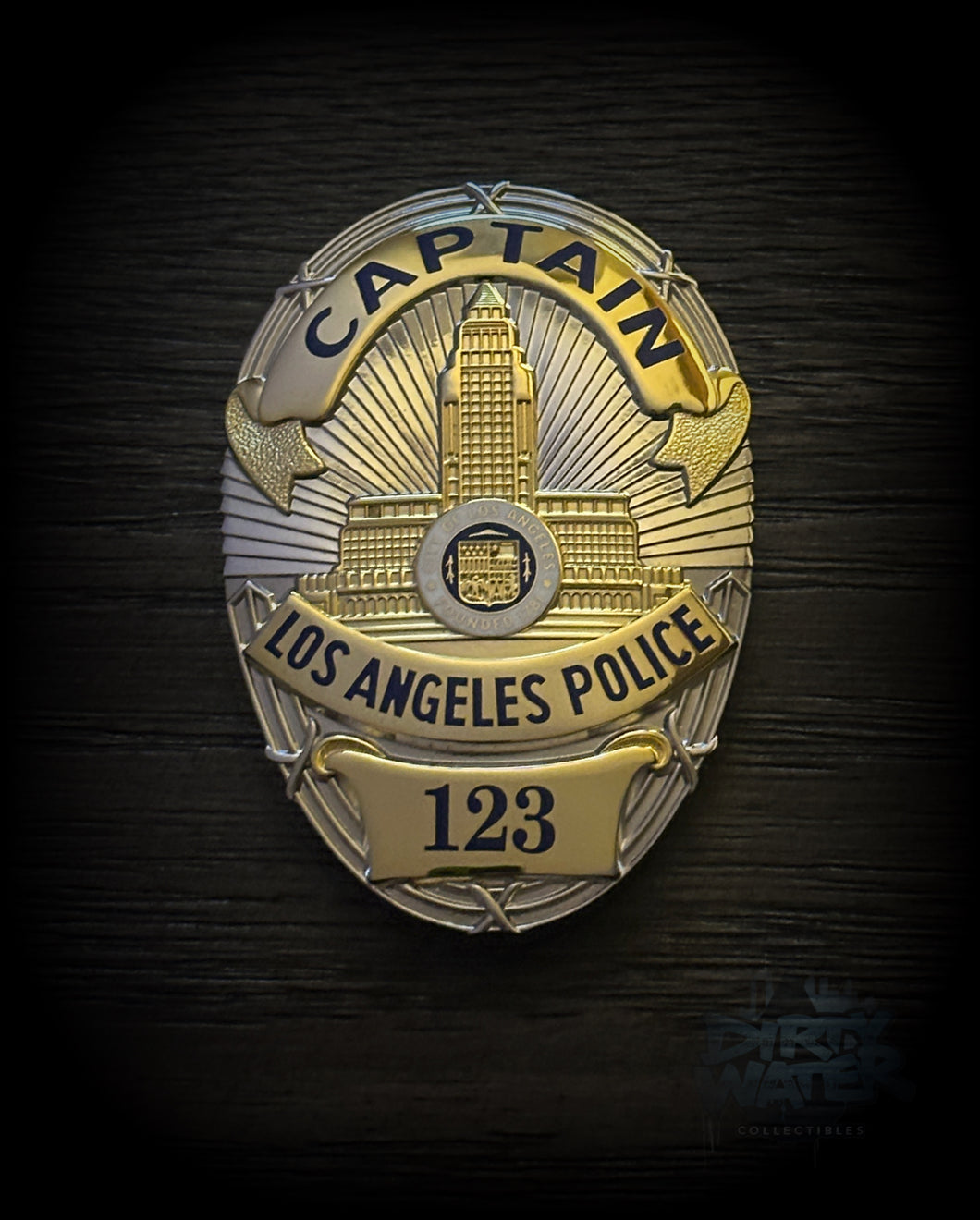 Replica LAPD Captain Badge