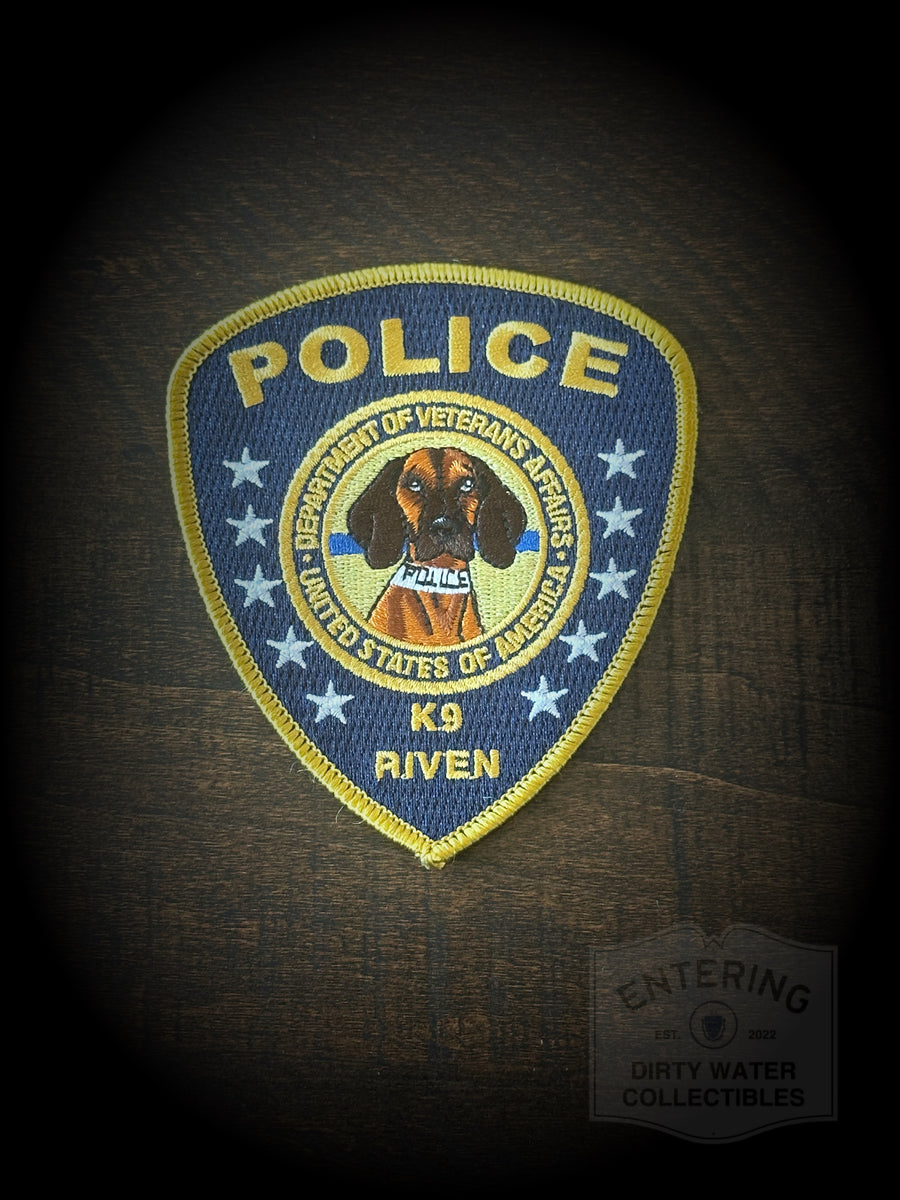 K9 Riven Memorial Patch US Dept of VA PD – Dirty Water Collectibles