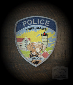 Major the York Maine Comfort Dog Fundraiser Patch