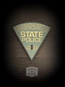 Massachusetts State Police Bomb Team patch PVC