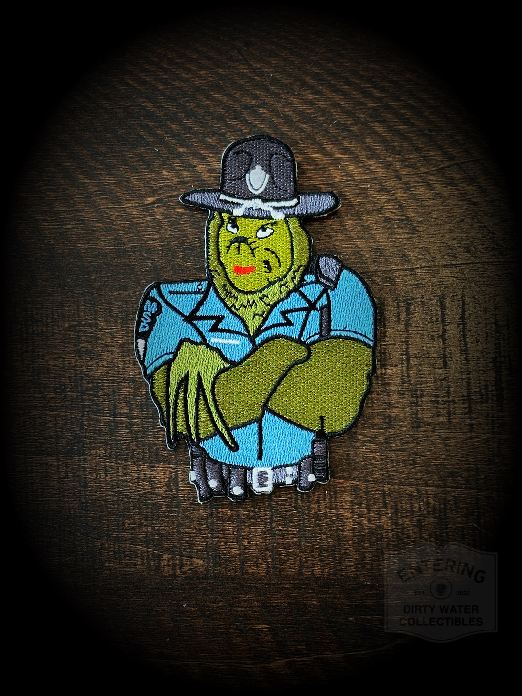 Massachusetts State Police Grinch Patch