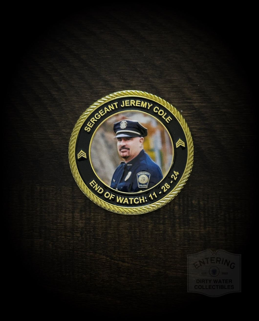 Sgt. Jeremy Cole ECPD Memorial Coin