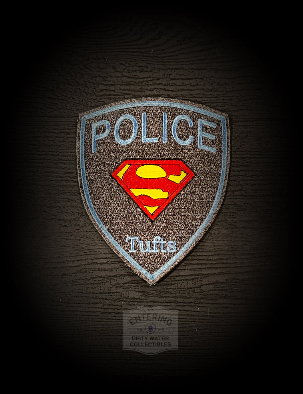 Tufts University MA PD Superman Cosplay patch