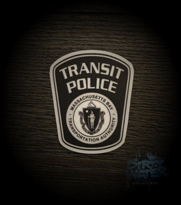 MBTA Police Patch Decal (Subdued)