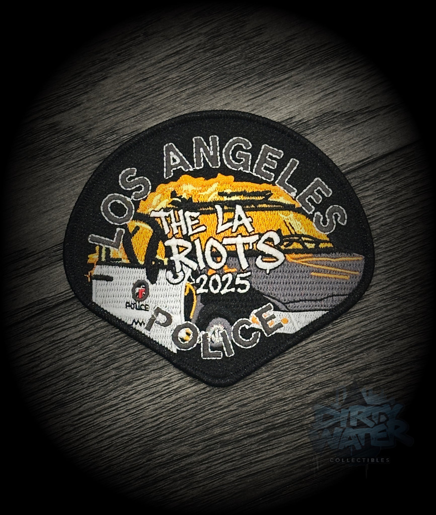 LAPD “Mostly Peaceful Protests” Patch 2025 – Dirty Water Collectibles
