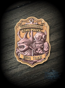 Mass State Police DIVE Team Antique Shark Coin