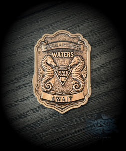 Mass State Police DIVE Team Antique Shark Coin