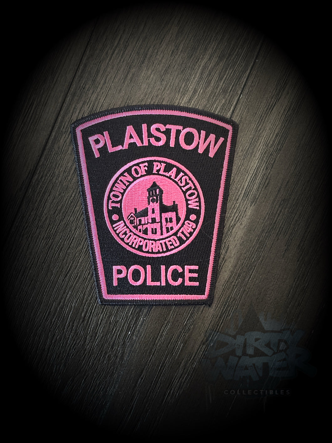 Plaistow NH Police Embroidered Breast Cancer Awareness Patch