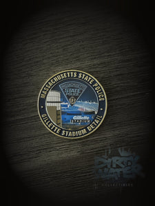 Mass State Police Tom Brady Statute Detail Coin