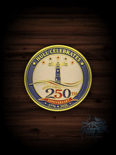 Load image into Gallery viewer, Town of Hull MA 250th Anniversary Coin
