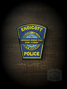 Sergeant Jeremy Cole Memorial Patch - Endicott College Police Department