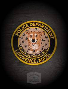 Lawrence MA Police Ollie the Therapy Dog Patch