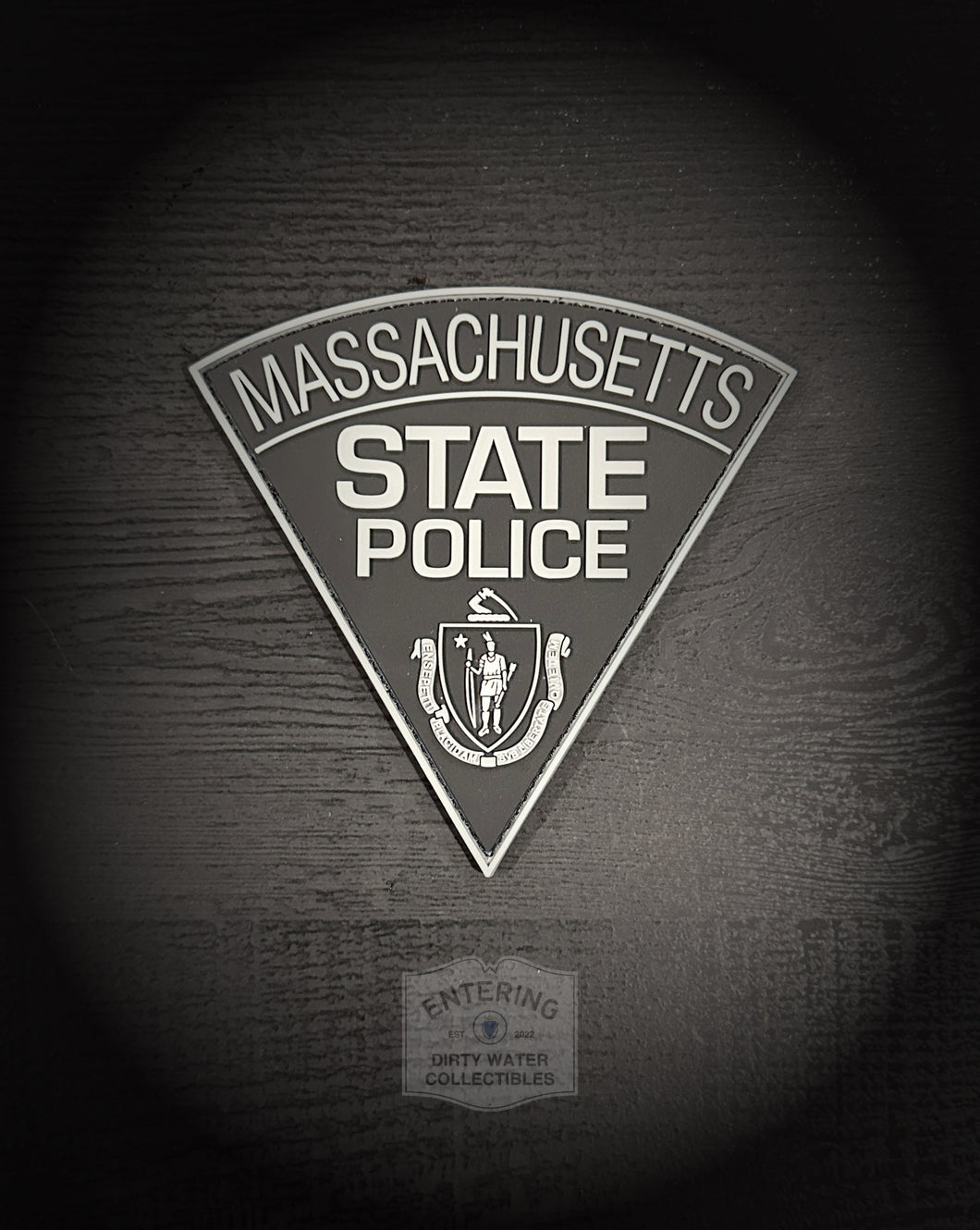 Massachusetts State Police Subdued PVC patch