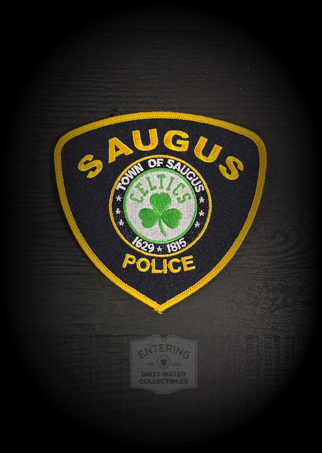 Saugus MA Police Embroidered Celtics Patch
