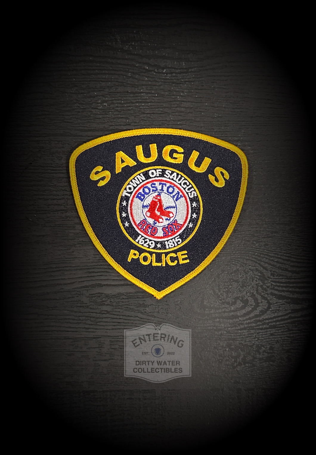 Saugus MA Police Embroidered Red Sox Patch