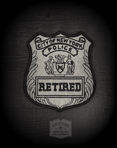 Retired NYPD badge patch