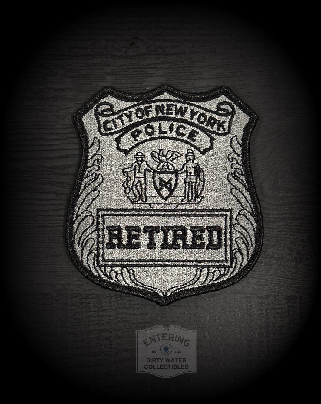 Retired NYPD badge patch