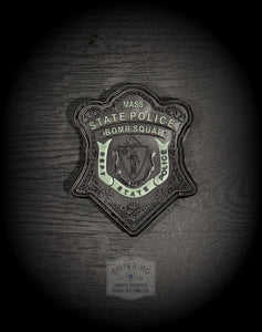 Massachusetts State Police Subdued Bomb Unit Badge (Authorized Only)