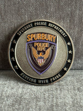 Load image into Gallery viewer, Spurbury Police Department Ursula Challenge Coin
